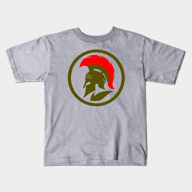 Spartan Warrior Kids T-Shirt by Tuye Project